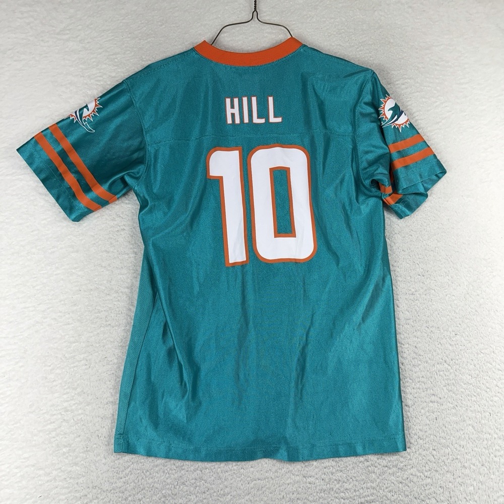 Nike NFL Miami Dolphins Tyreek Hill #10 Youth XL 16/18 Jersey Aqua Teal Play - Picture 2 of 9